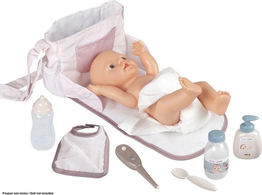 Smoby 'Baby Nurse' luiertas voor poppen - pastel