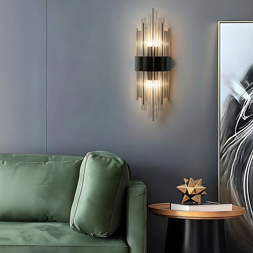 Wandlamp APP1760-1W Black/Grey