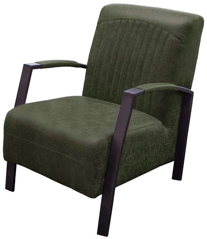 Fauteuil - Giulietta - Lederlook Missouri groen 10