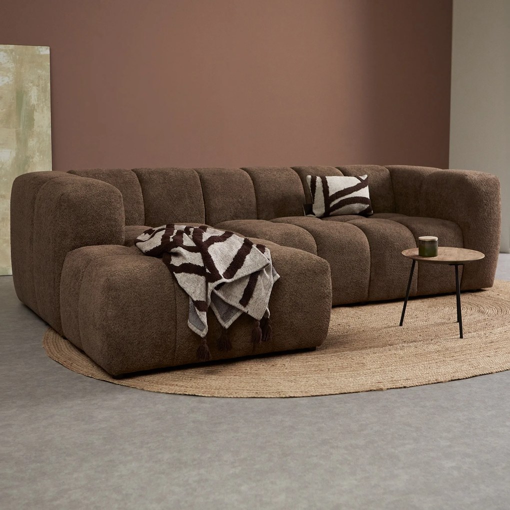 Design Bank Bruin Hoek Links