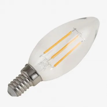 Led Gloeilamp Filament E14 C35 6w Warm Wit 2800k - Sklum