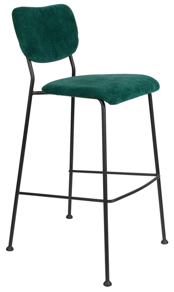Zuiver Benson Hoge Barkruk Stof Groen