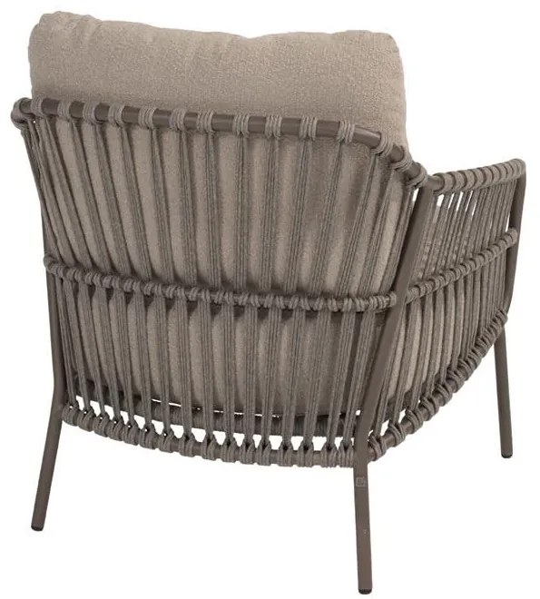 4 Seasons Outdoor Capalbio low dining tuinset terre met Nevada tuintafel 250 cm TuinsetTuinstoel bruin weerbestendig