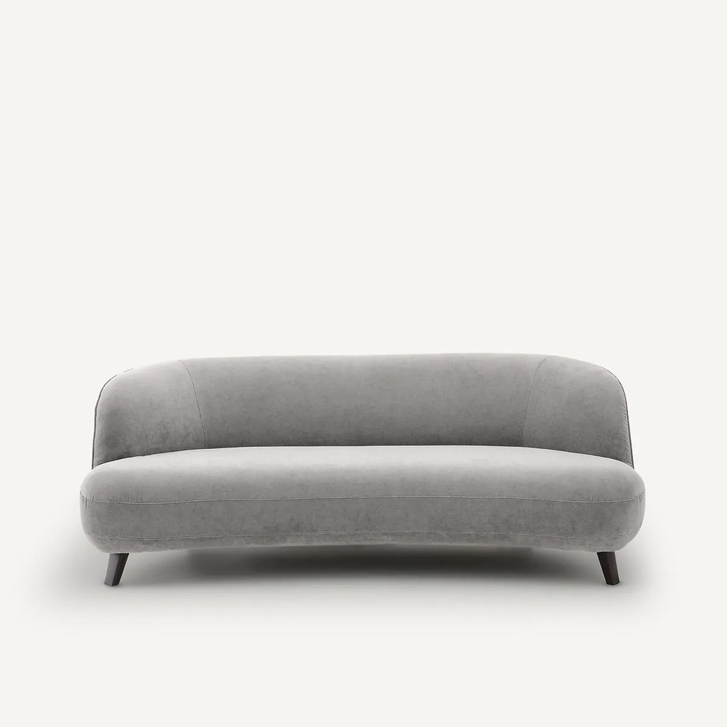 3-zitsbank, stonewashed fluweel, Rosebury, design E. Gallina