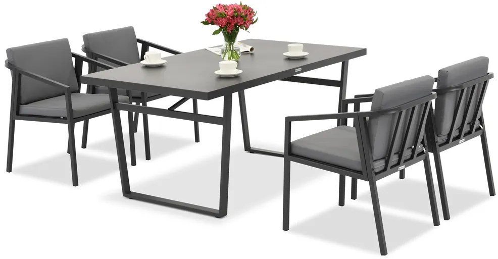 Cento eetset voor 4 personen Garden Point antraciet