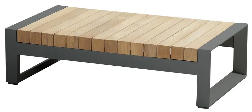 Taste by 4 Seasons Matisse loungebank antraciet Loungeset houtkleur weerbestendig