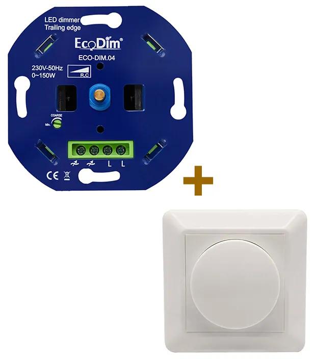 Led Dimmer Universeel 0-150w Fase Afsnijding Compleet | Eco-dim | Cavetown