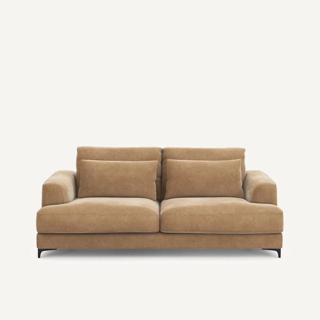 3-zits slaapbank stonewashed fluweel, Marsile