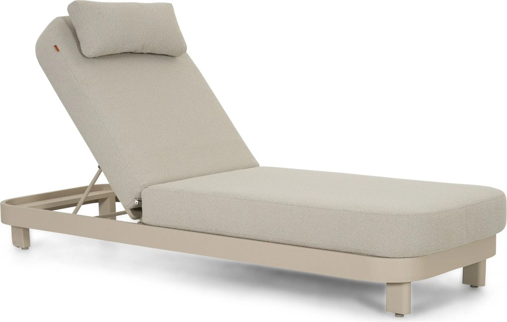 Santika Furniture Santika Nanda Ligbed Aluminium Zand/Beige