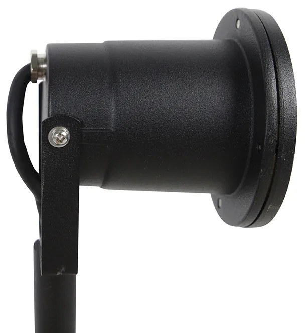 Prikspot zwart verstelbaar incl. snoer en stekker 300cm IP65 - Basic