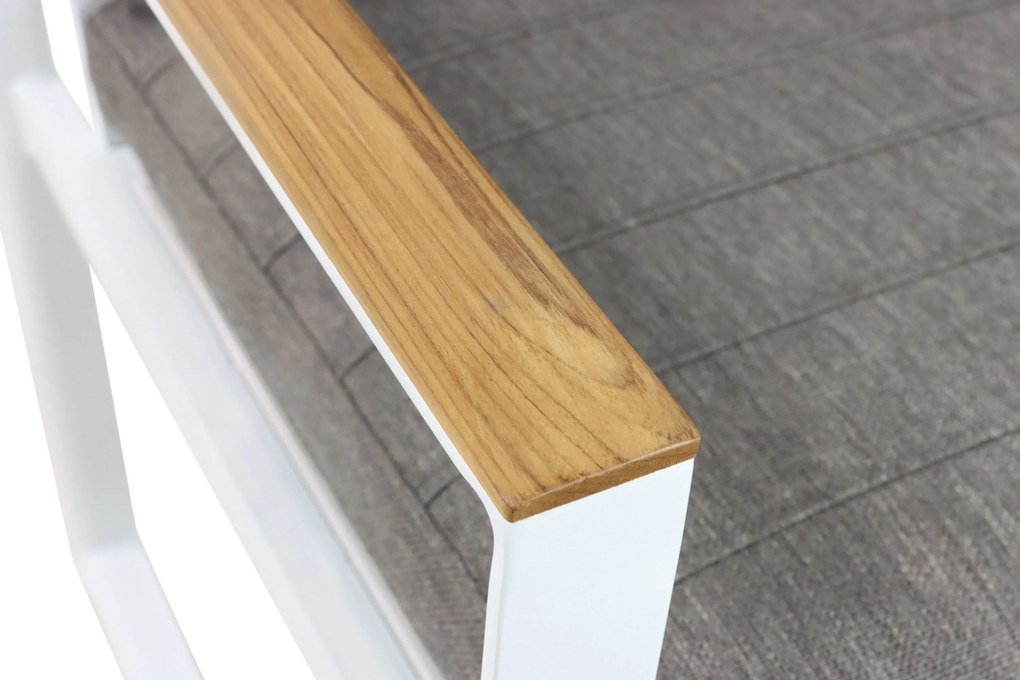 Tuinstoel Aluminium Wit Lifestyle Garden Furniture Faro