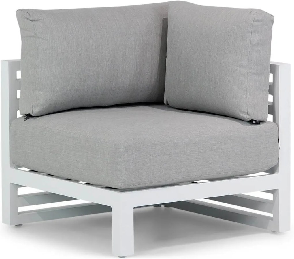 Hoek loungeset 2 personen Aluminium Wit  Santika Furniture Santika Jaya