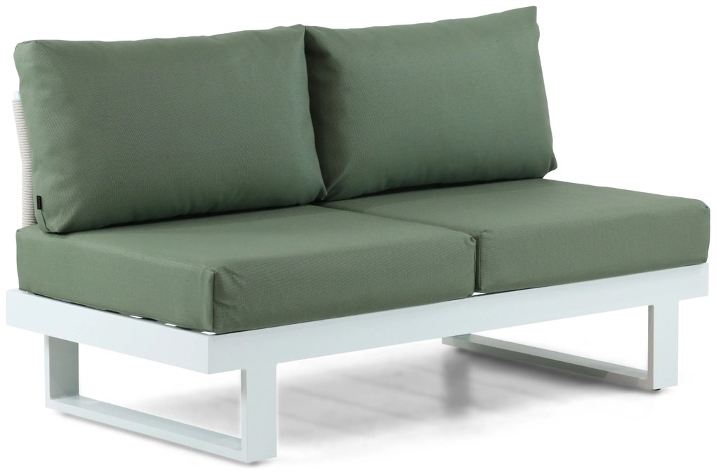 Hoek loungeset 5 personen Aluminium Wit  Lifestyle Garden Furniture Lorenzo