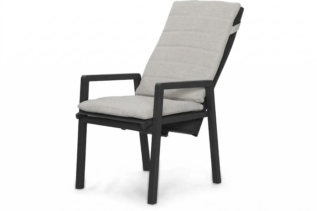 Tuinset 4 personen 909 cm Aluminium Grijs Lifestyle Garden Furniture Vivaro/Creta