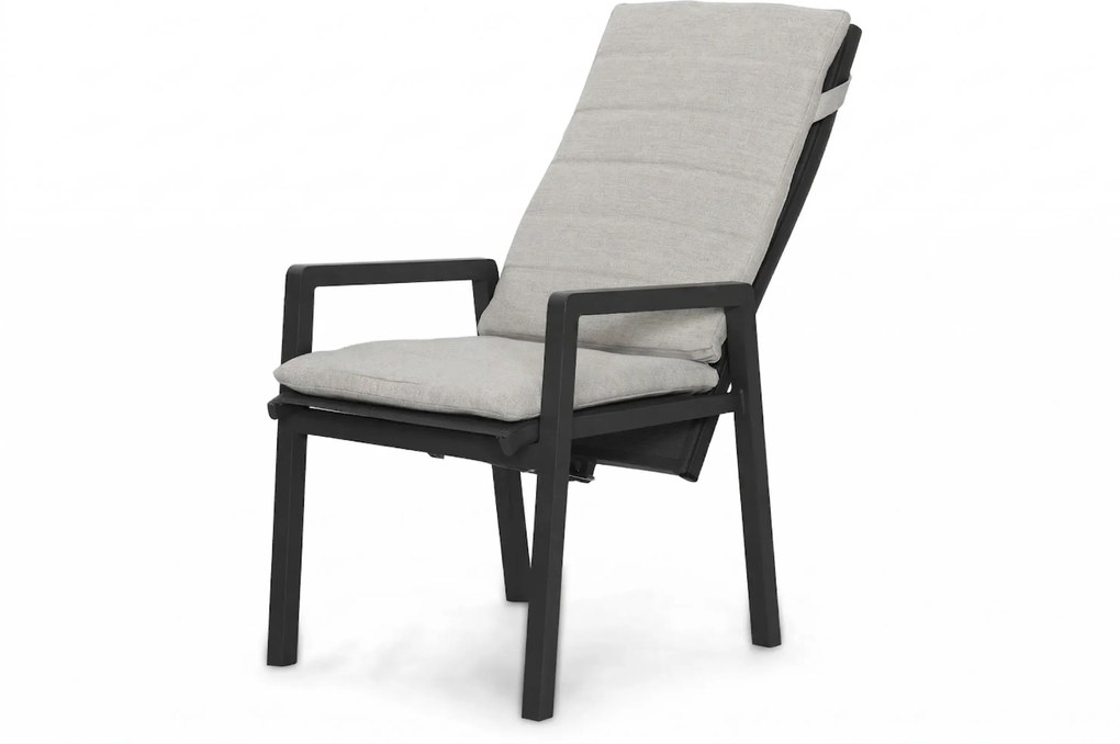 Tuinset 4 personen 909 cm Aluminium Grijs Lifestyle Garden Furniture Vivaro/Veneto