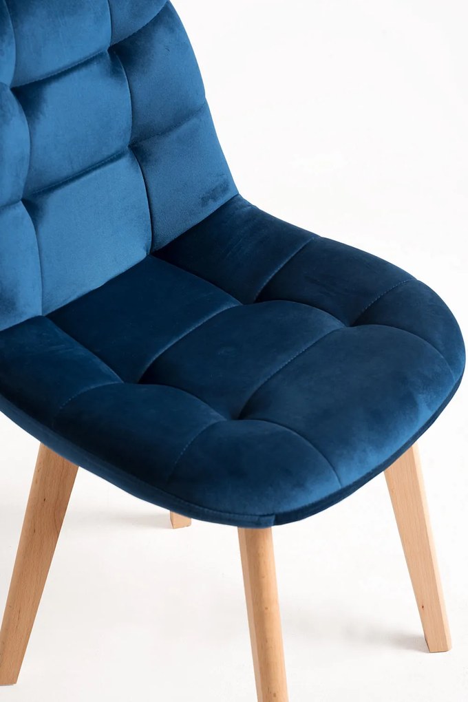 Set 4 Kelen Fluwelen Stoelen