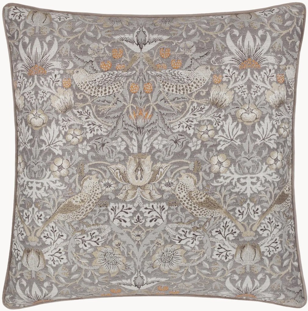 Fluwelen jacquard kussen Strawberry Thief