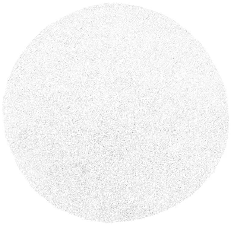 Vloerkleed wit ⌀ 140 cm DEMRE Beliani