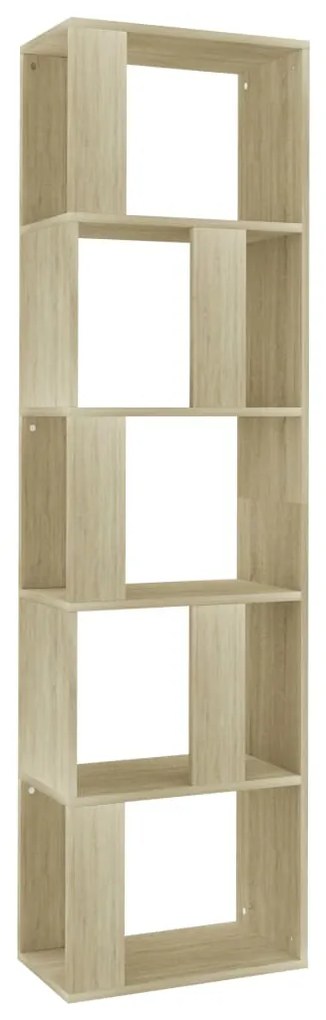 vidaXL Boekenkast/kamerscherm 45x24x159 cm bewerkt hout sonoma eiken