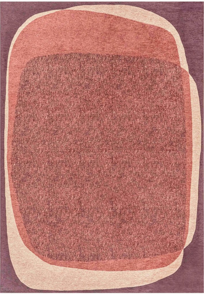 Wasbaar jacquard in- & outdoor vloerkleed Marble