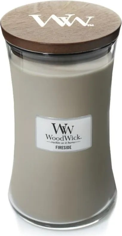 WoodWick geurkaars - Large Hourglass - Fireside