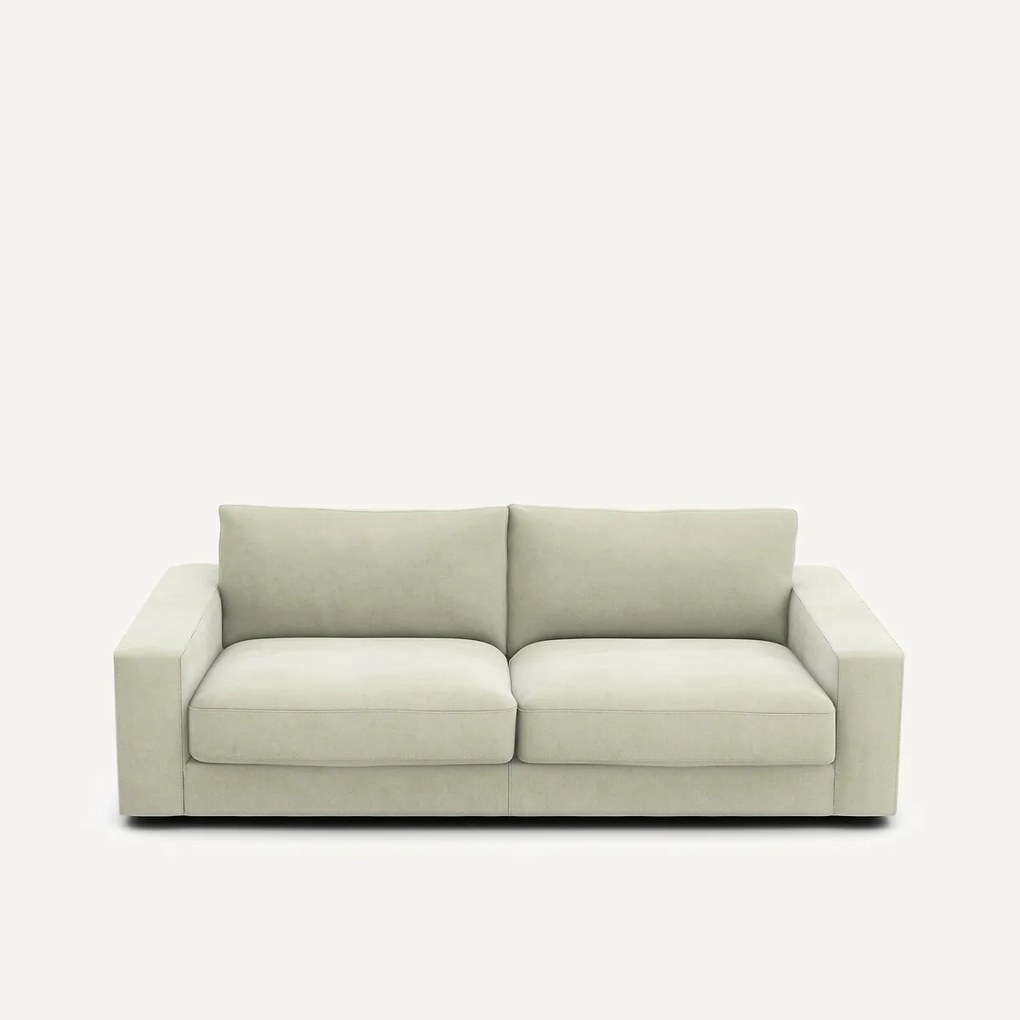 Slaapbank in stonewashed fluweel, SKANDER