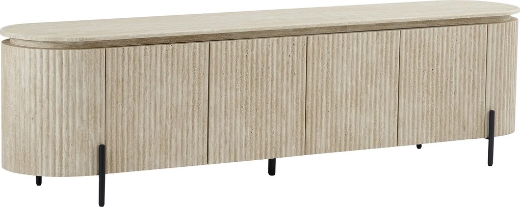 TV Meubel Travertin - 200x40x55cm.