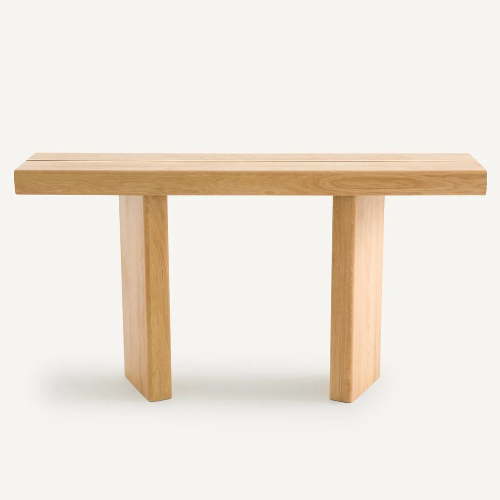 Eiken en fineer wandtafel L140 cm, Olaga