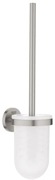 GROHE Start Toiletborstelhouder - wandmontage - rond - open - supersteel 41185dc0