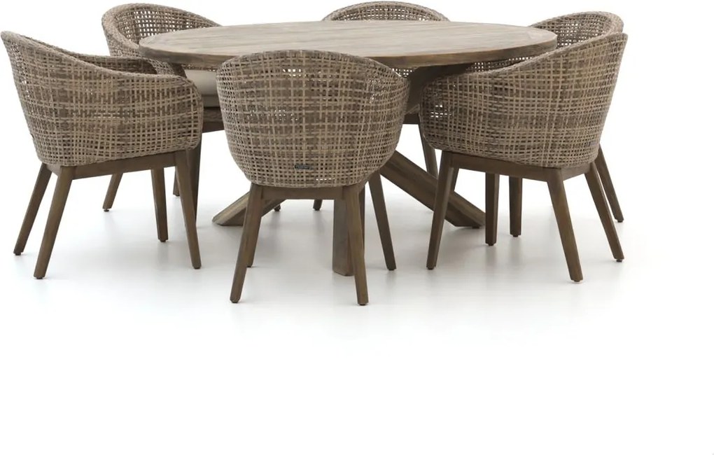 + 15% kassakorting | Diningset Intenso  | 6 personen | Tuinset teakhout | 7-delig | Kees Smit Tuinmeubelen