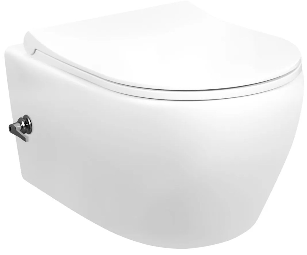 SaniGoods Acora toilet met bidet sproeier koud water en zitting