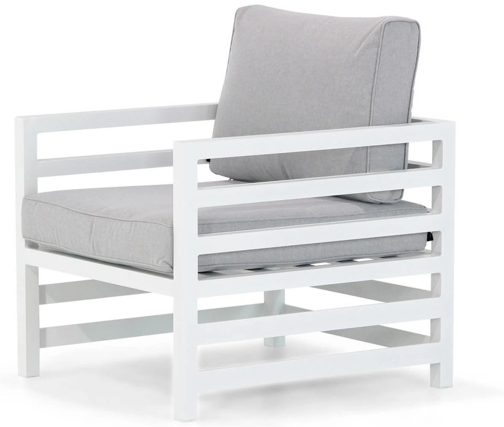 Tuinstoel Aluminium Wit Domani Furniture Linde white