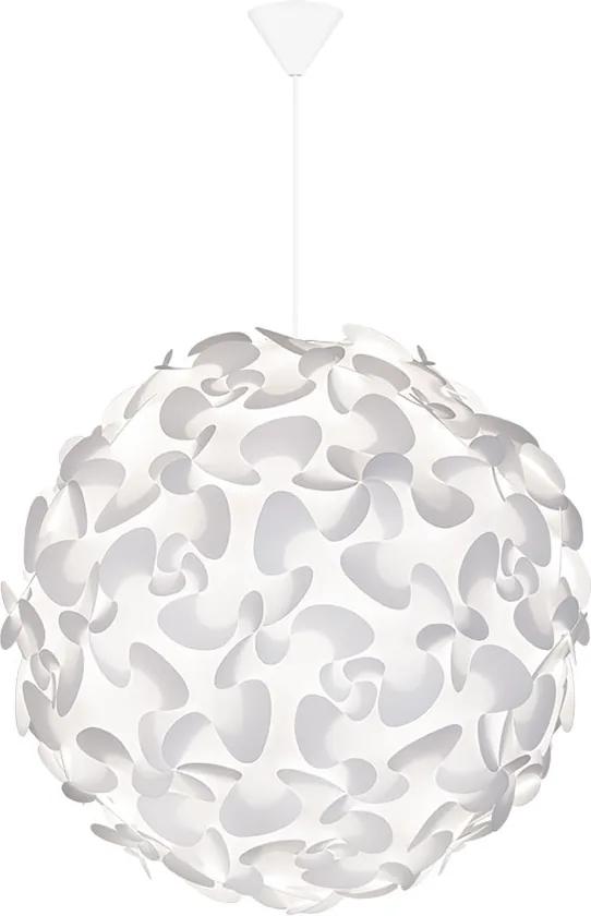 UMAGE Lora Wit - XL Ø 75 cm - Hanglamp - Koordset wit - Kunststof - Lampenkap - Bloemvorm - Modern - Design