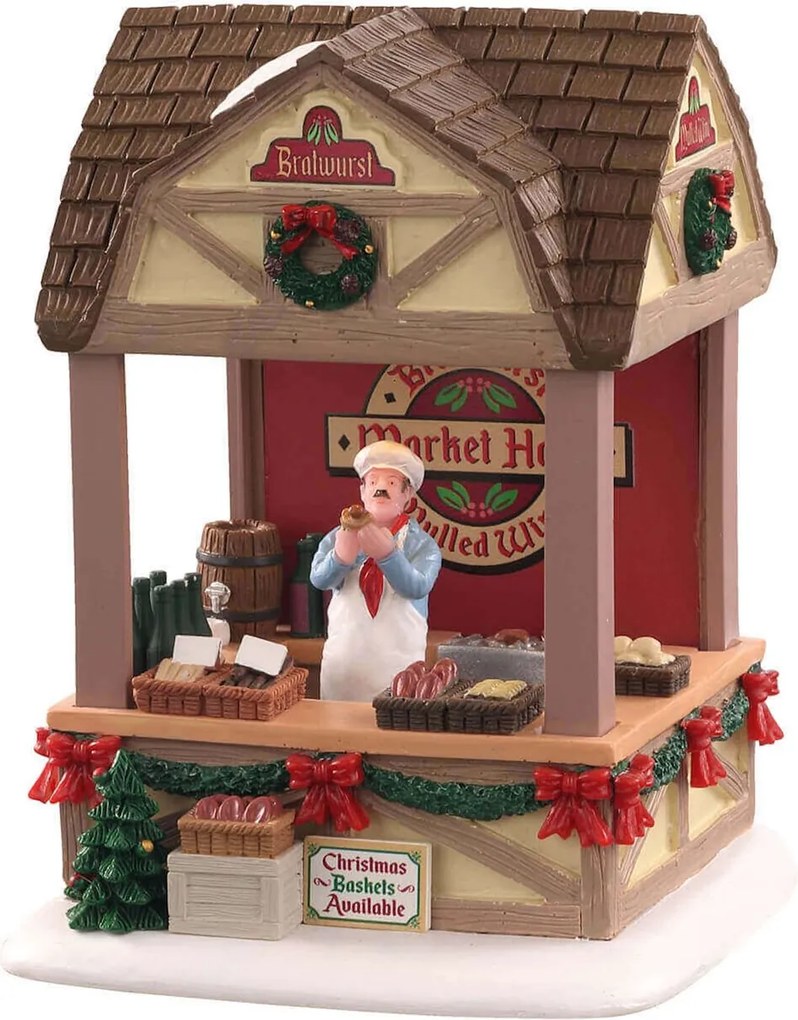 Lemax Christmas Market Bratwurst - Kersthuisjes &amp; Kerstdorpen - Batterij (3V)