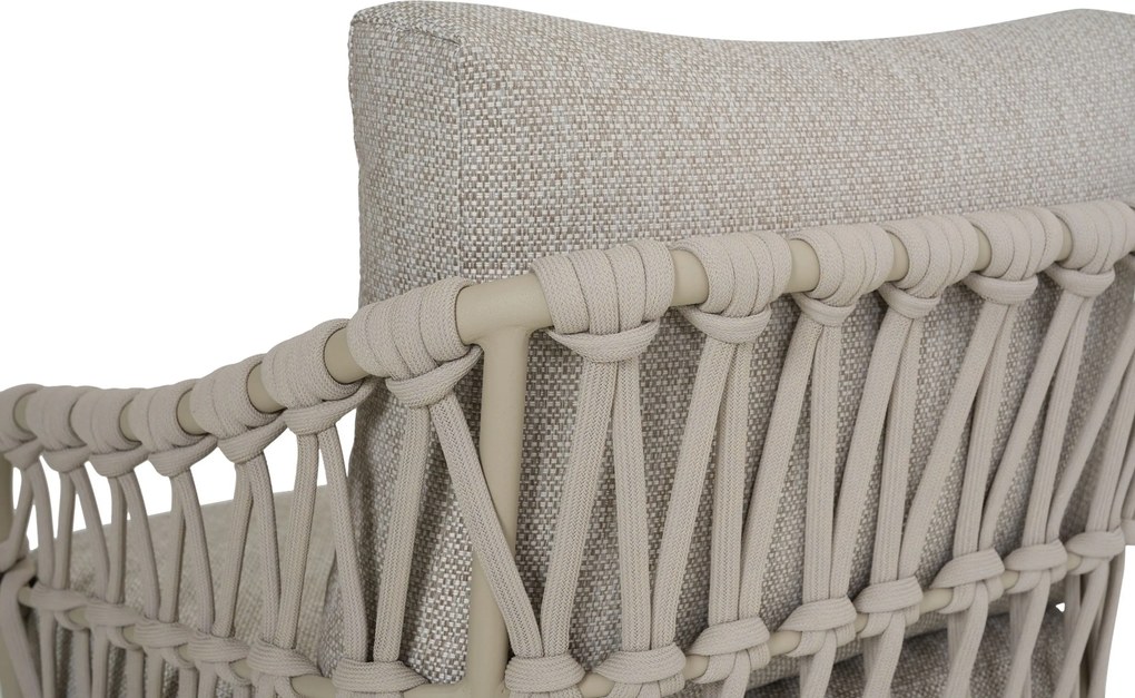 Hoek loungeset 5 personen Rope Zand/Beige Coco Oliva