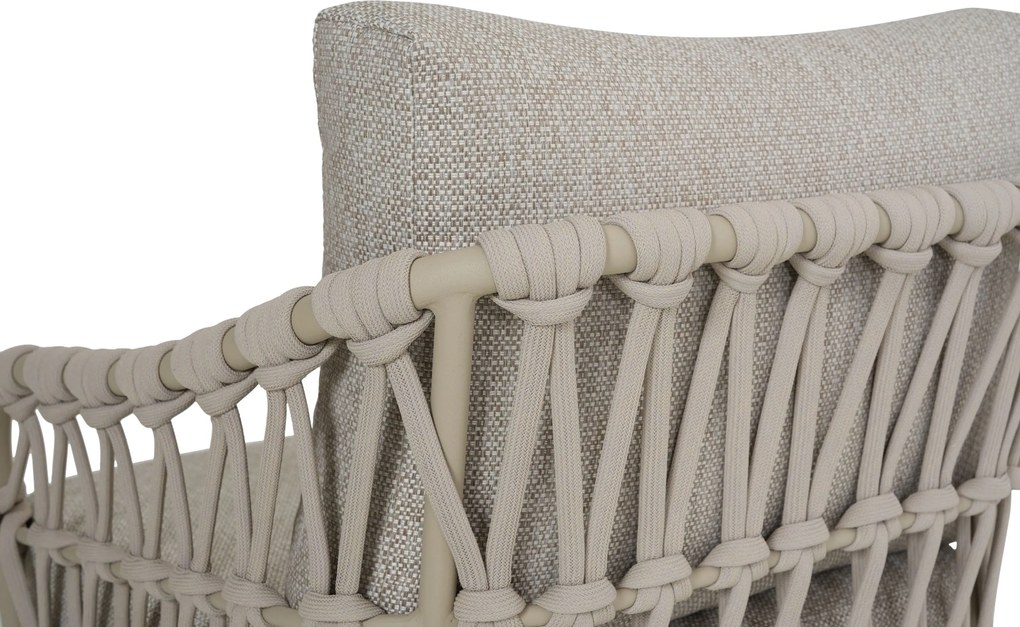 Hoek loungeset Rope Zand/Beige Coco
