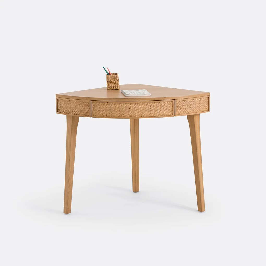 Bureau, hoekconsole met lade, Achilde