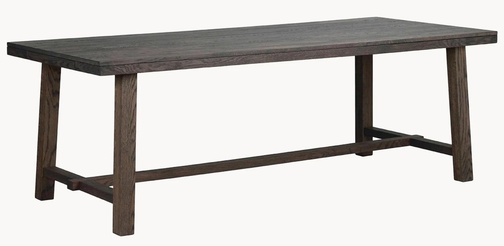 Eettafel Brooklyn met massief houten blad, 220 x 95 cm