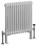 Eastbrook Imperia 2 koloms radiator 60x60cm 826W wit glans