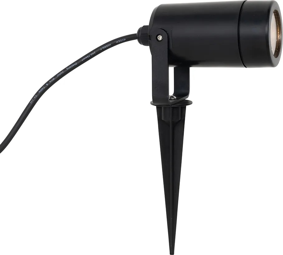 Prikspot zwart verstelbaar IP65 - Solo Eco