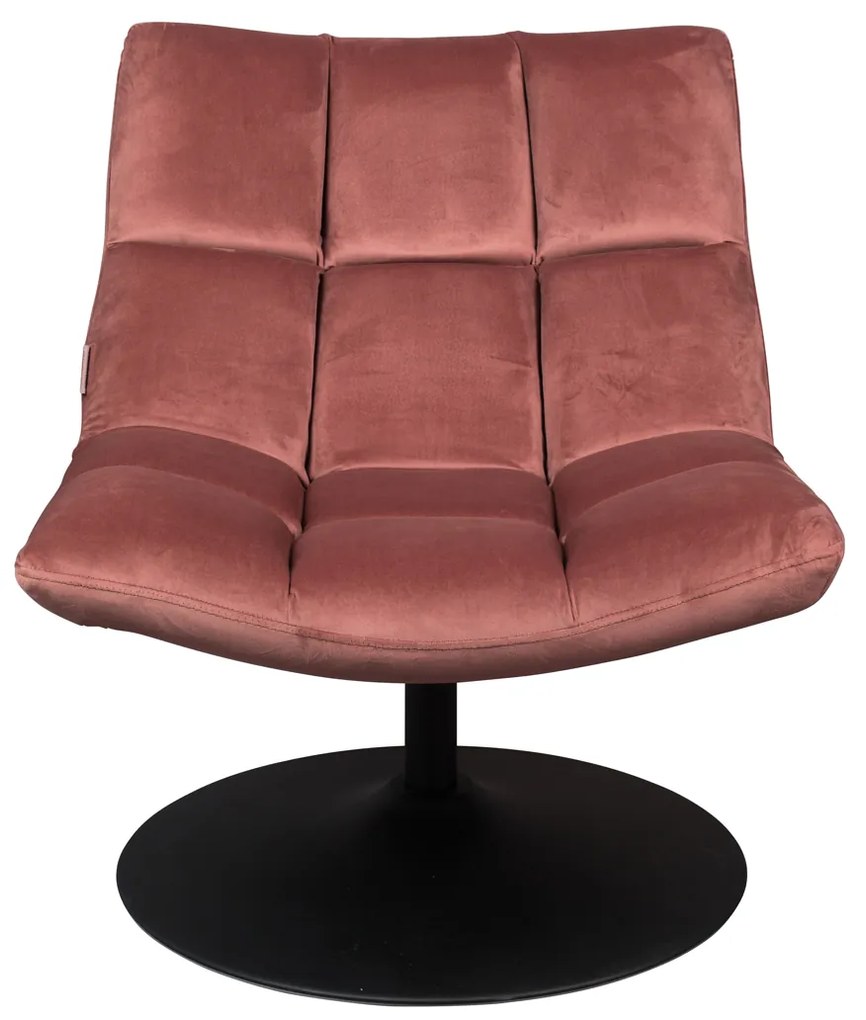 Dutchbone Bar Velvet Roze Draaifauteuil Fluweel