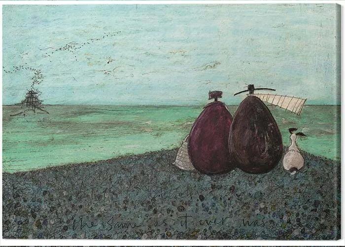 Print op canvas Sam Toft - The Same As It Ever Was, (40 x 30 cm)