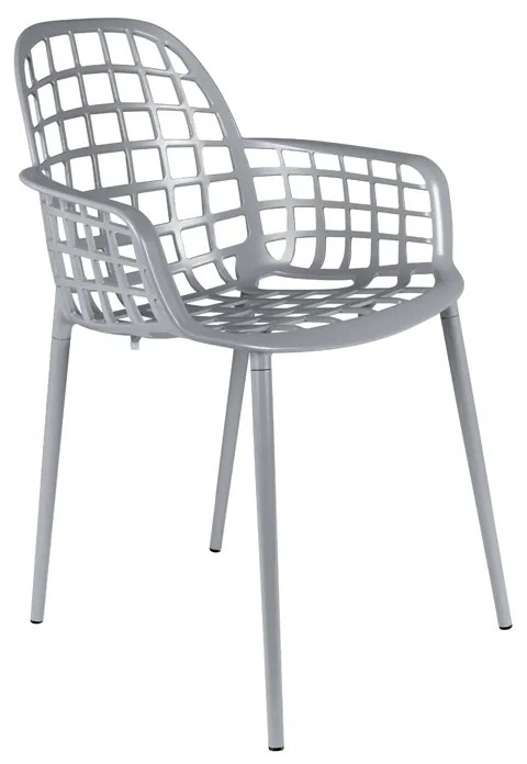 Zuiver Albert Kuip Garden Aluminium Tuinstoel Grijs