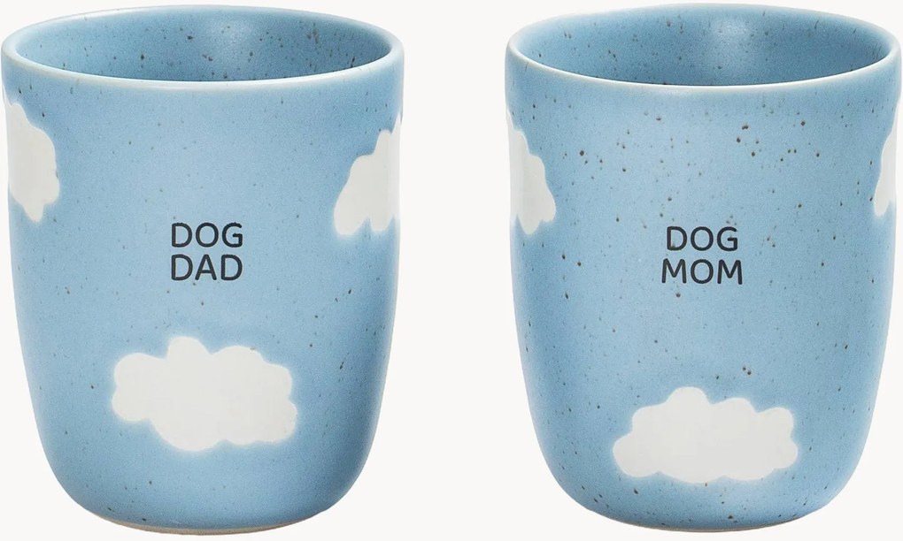 Handgemaakte mokken Cloud, 2-delig