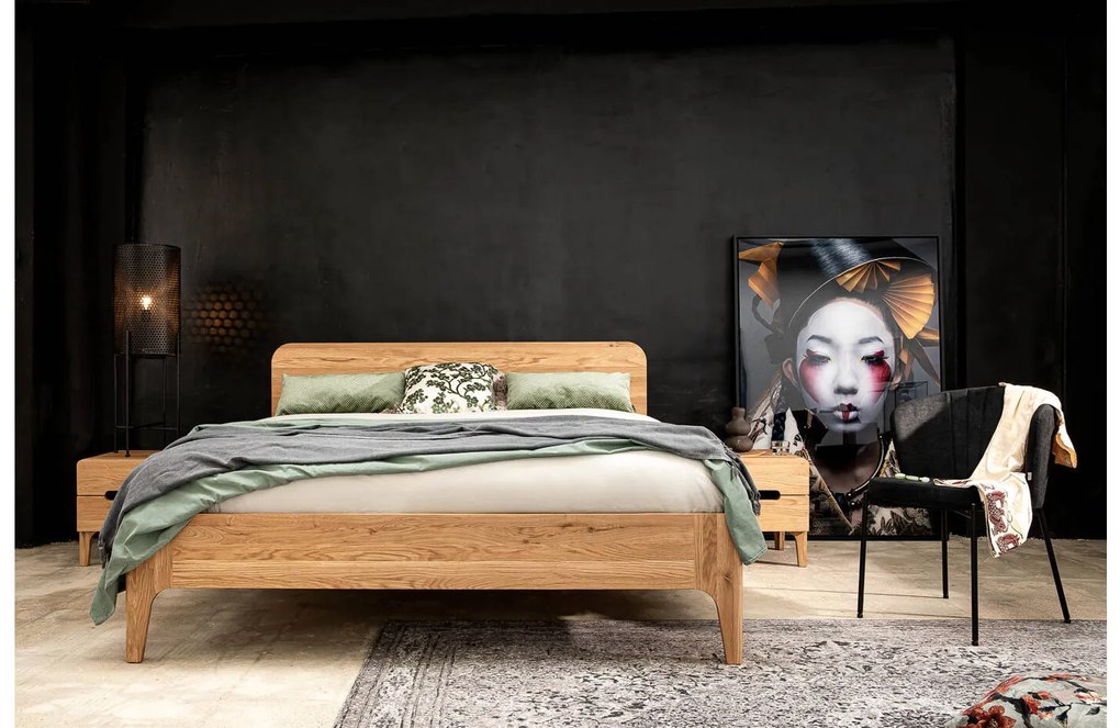 Goossens Excellent Bedframe Curve, 160 x 200 cm