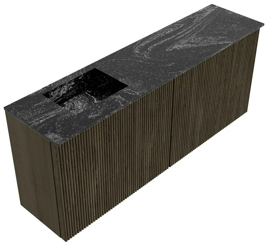 Mondiaz Joya DLux 100cm toiletmeubel shadow met wastafel faye links zonder kraangat lava