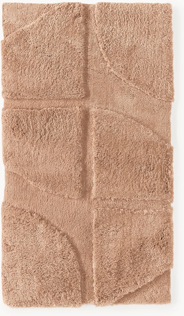 Pluizig hoog-laag vloerkleed Jade