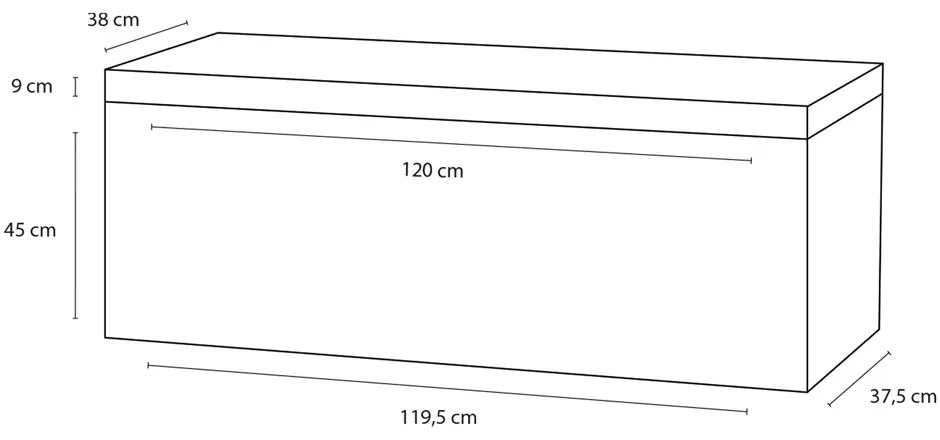 Differnz Somero badmeubelset 120cm hoogglans wit