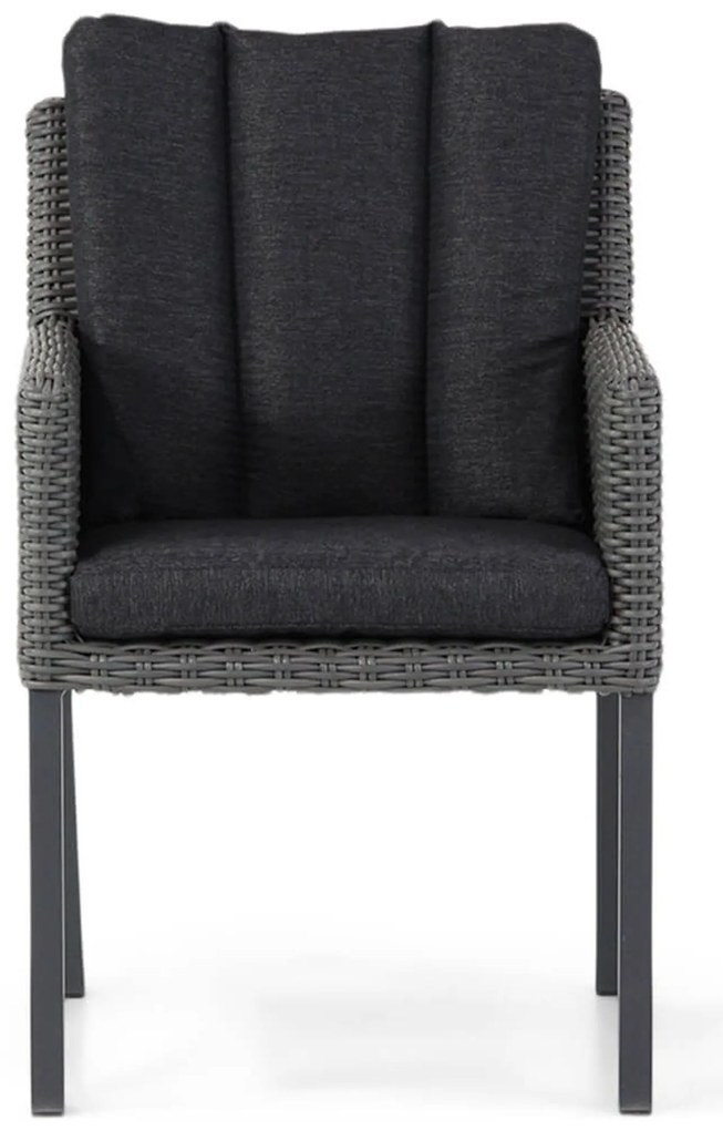 Tuinset 6 personen 260 cm Wicker Grijs Garden Collections Oxbow/San