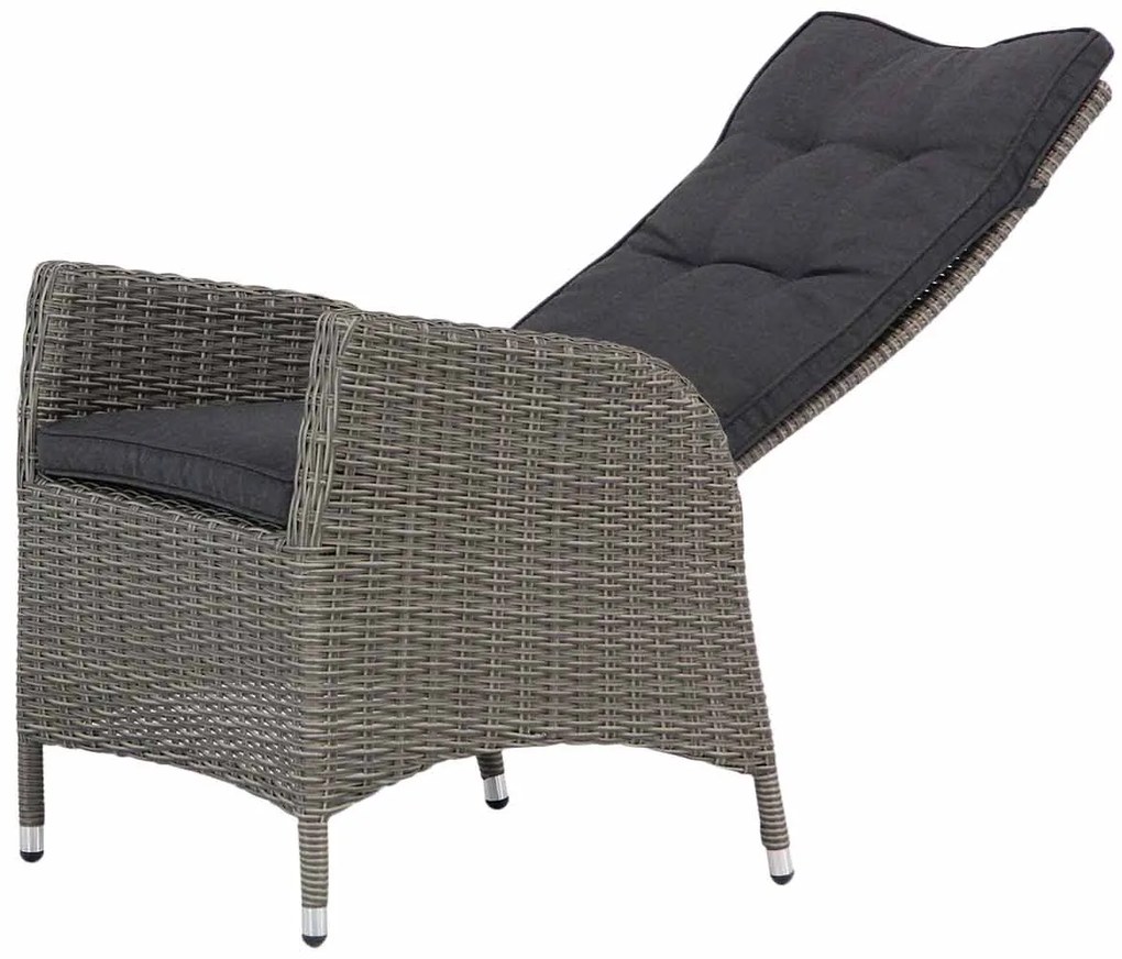 Tuinset 10 personen 400 cm Wicker Grijs Garden Collections Lincoln/Brighton